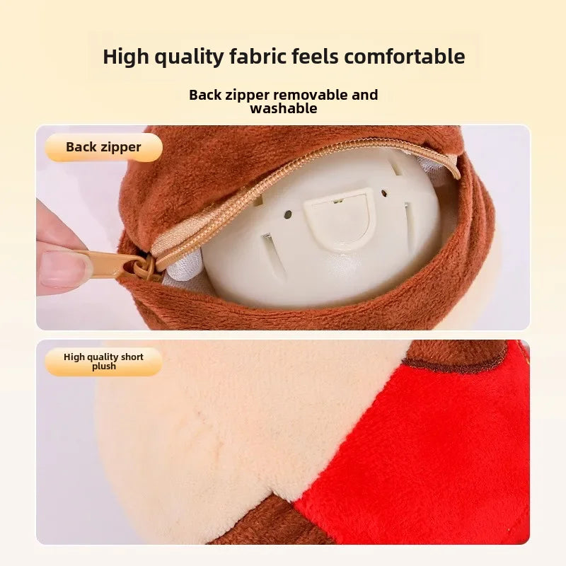 Electric Jumping Plush Ball for Dogs – USB Rechargeable Toy