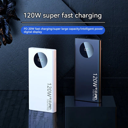 Super Fast Charging Power Bank – 120W 50000mAh Capacity