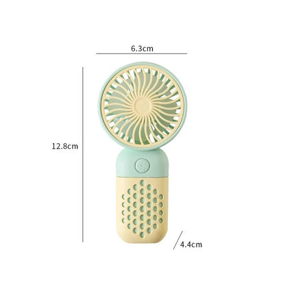 Portable USB Mini Fan – Rechargeable Handheld Cooler